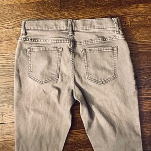 Girls gray jeggings from Childrens Place.  Size 12 Like New not worn